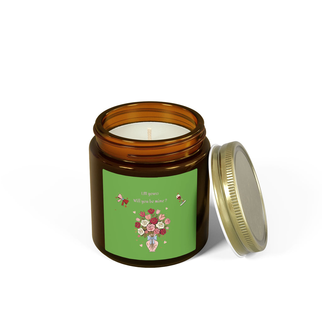 I.M You Scented Candle. Coconut Apricot Wax (4oz & 9oz) | Floral Bouquet Design